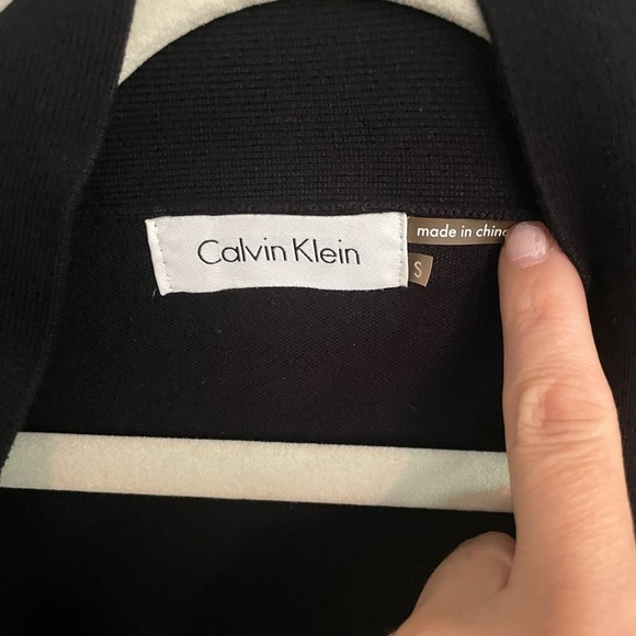 Calvin Klein Kids Small Black Shrug Sweater - Picture 5 of 6